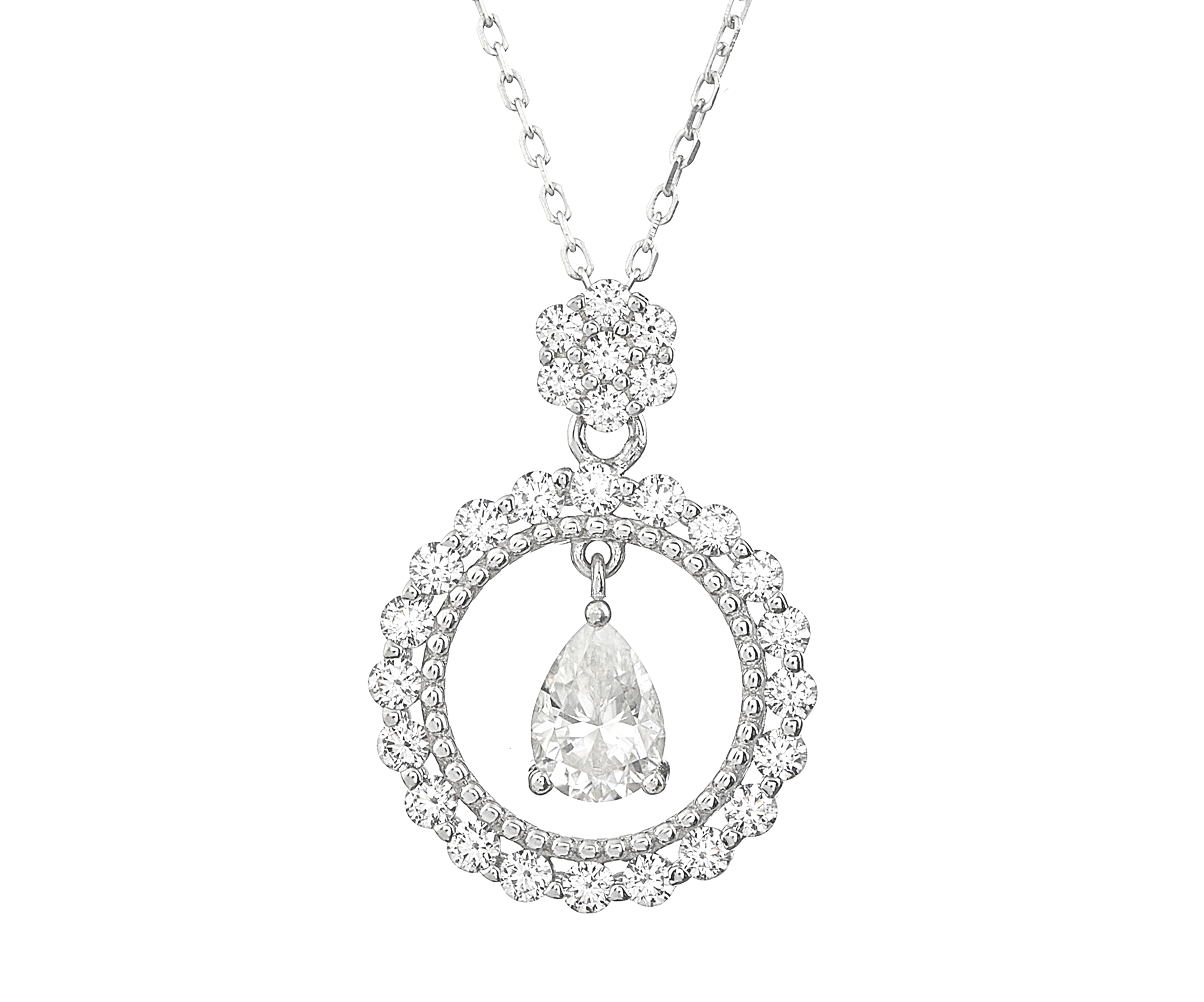 Buy Moissanite Ethereal pendant for women onilne - Anemoii